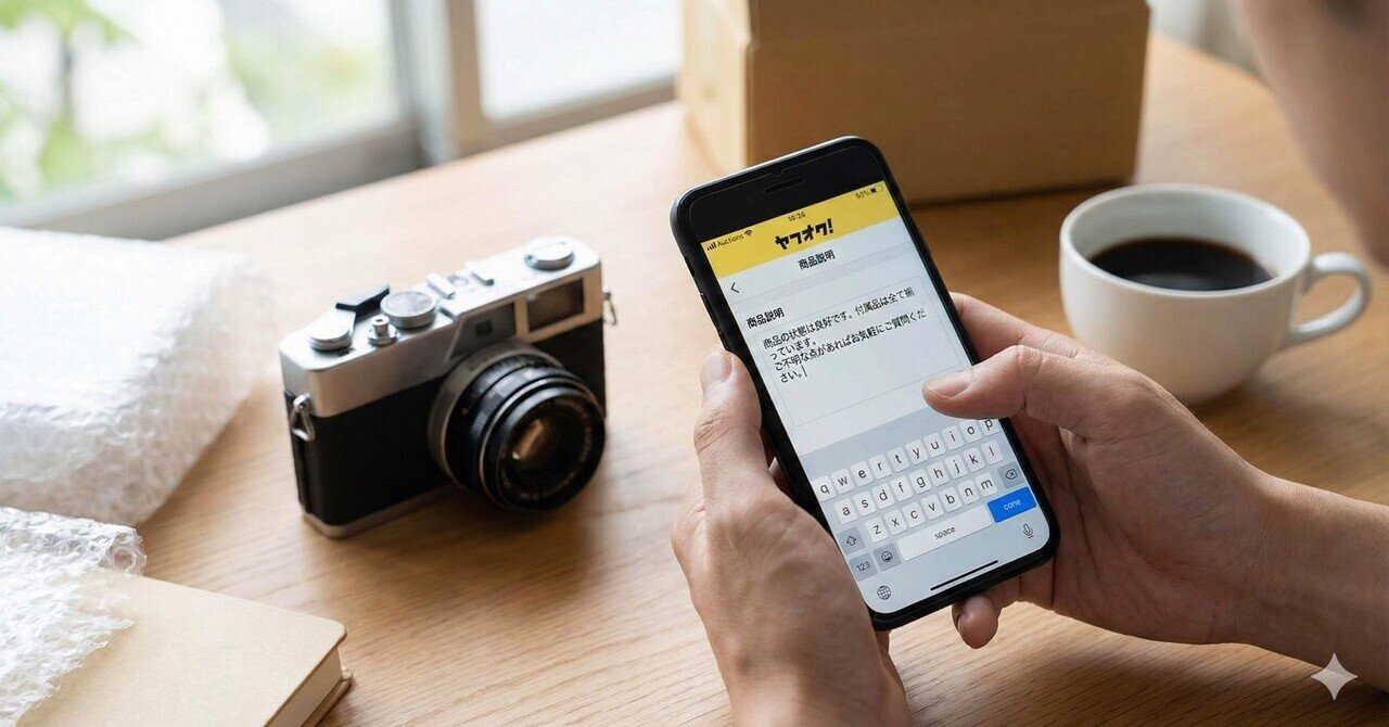 ヤフオク商品説明文テンプレート8種｜コピペで使える書き方完全版