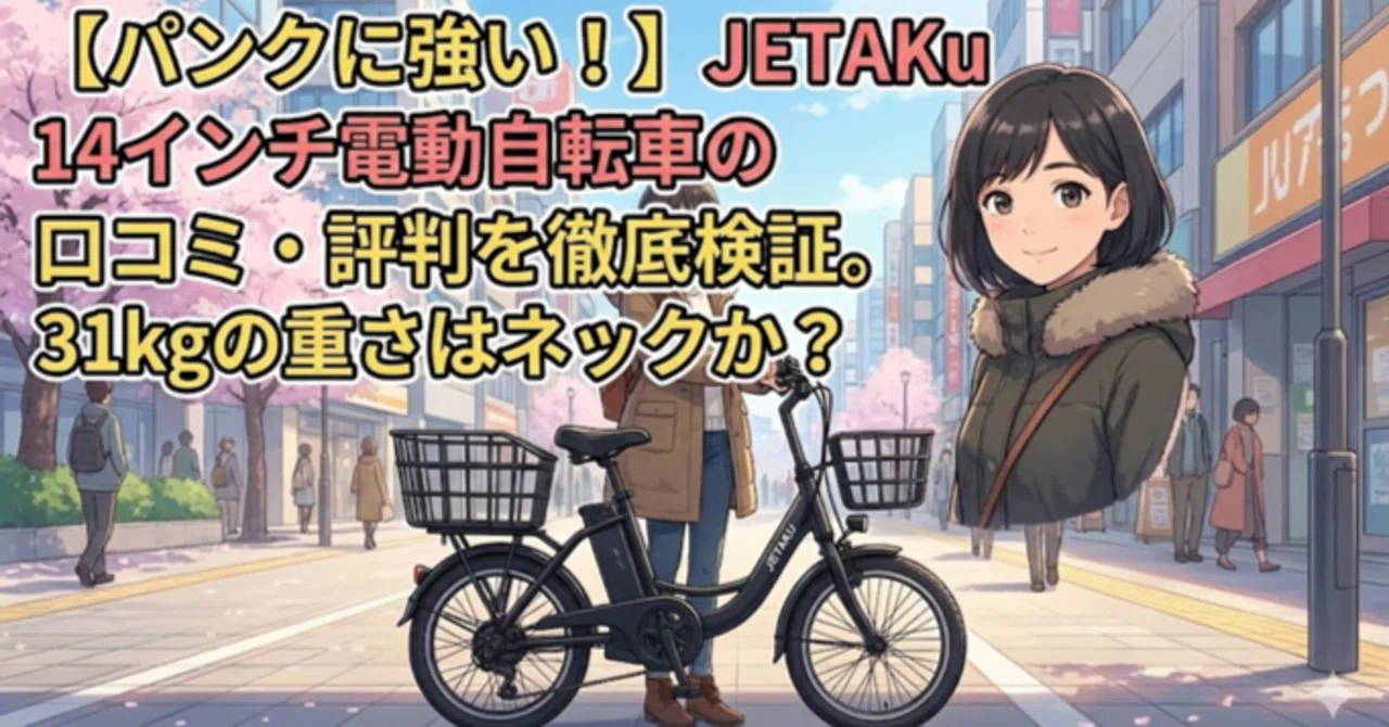 パンクに強い!JETAKu 14インチ電動自転車の口コミ・評判を徹底検証 パンクに強い!JETAKu 14インチ電動自転車の口コミ・評判を徹底検証