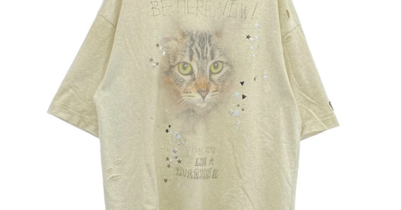 Maison MIHARA YASUHIROの猫プリントTシャツは着るアート！唯一無二の