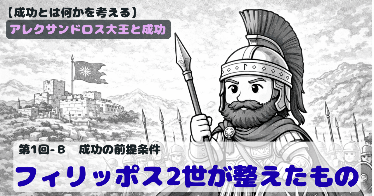 アレクサンドロス大王と成功：成功の前提条件──フィリッポス2世が