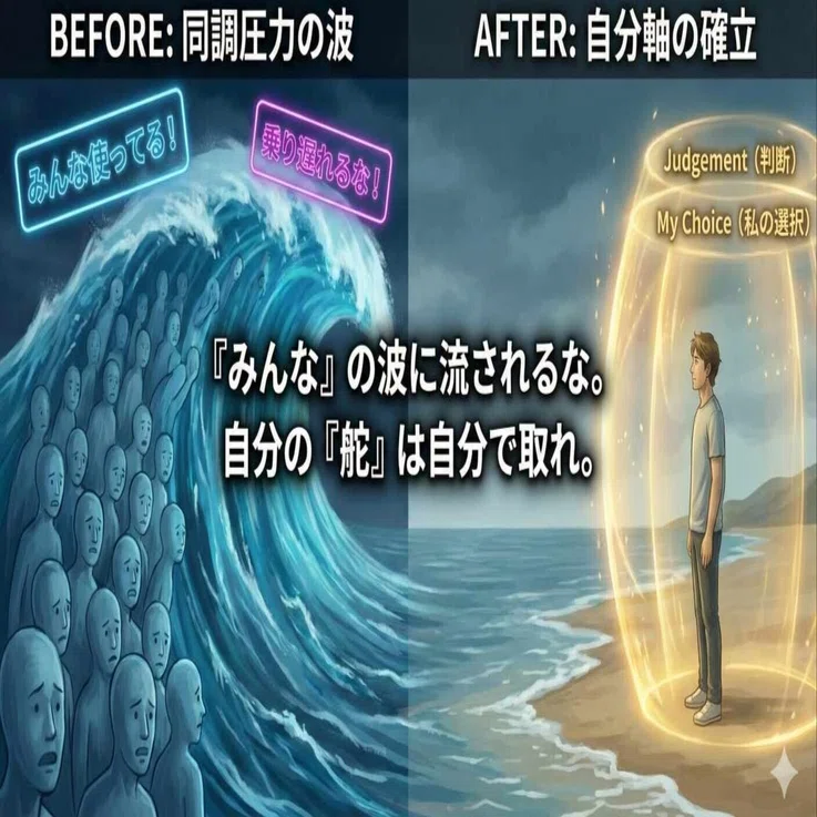 みんな使ってるから」で思考停止していませんか？ あなたの選択を 