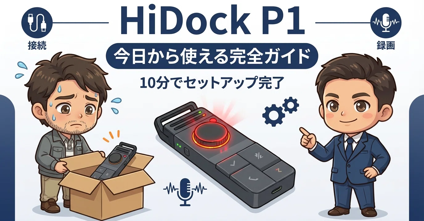 HiDock P1を今日から使いこなす完全ガイド ?｜玉城ユースケ | AI 