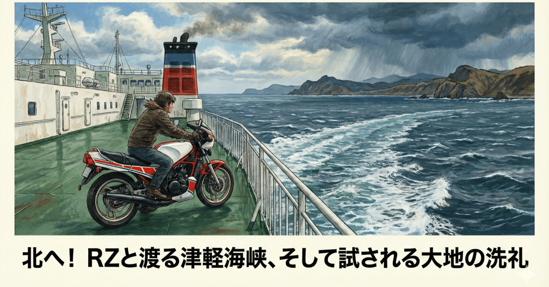 北へ！ RZと渡る津軽海峡、そして試される大地の洗礼｜MaroNoah