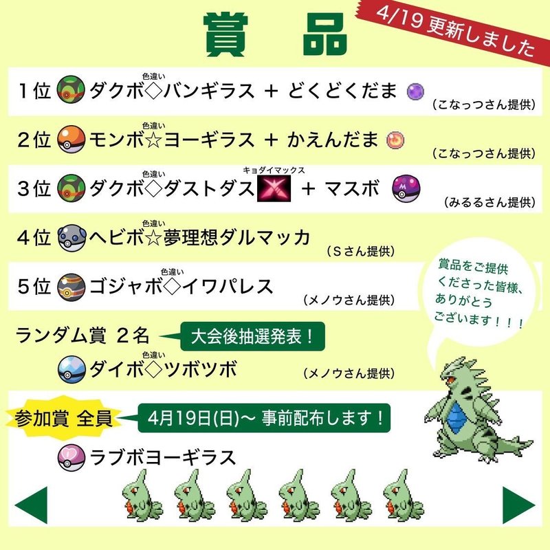 第1回バンギラス杯感想 Tnハルカ Note 第1回バンギラス杯感想 Tnハルカ Note