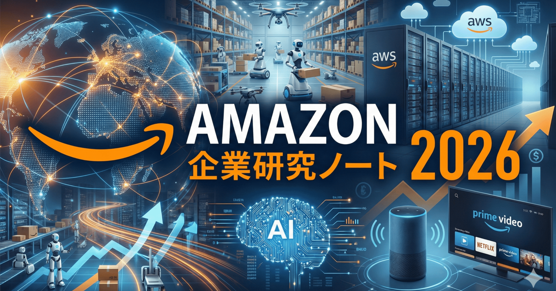 アマゾンジャパン｜同業他社と比較して分かる強み・年収・働き方・成長性【企業研究】｜出典つき企業研究ノート_note