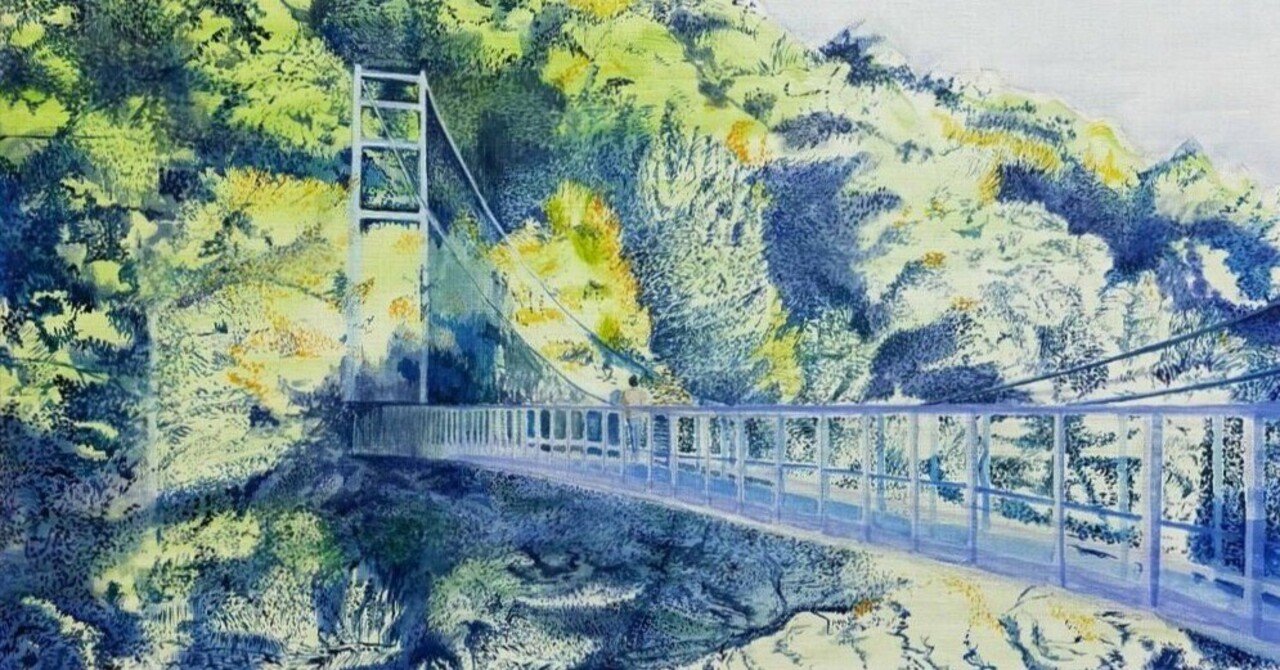 Step17】「架橋」アクリル画｜瑞島 魁祐（みずしま かいゆう）
