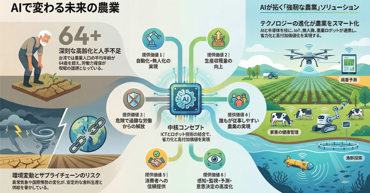 【研究深堀ラジオ】AIが農業を救う？台湾発「新農業」が描く驚きの未来と国際協力のカタチ｜きゅうさん(AI ️国際教育研究者)