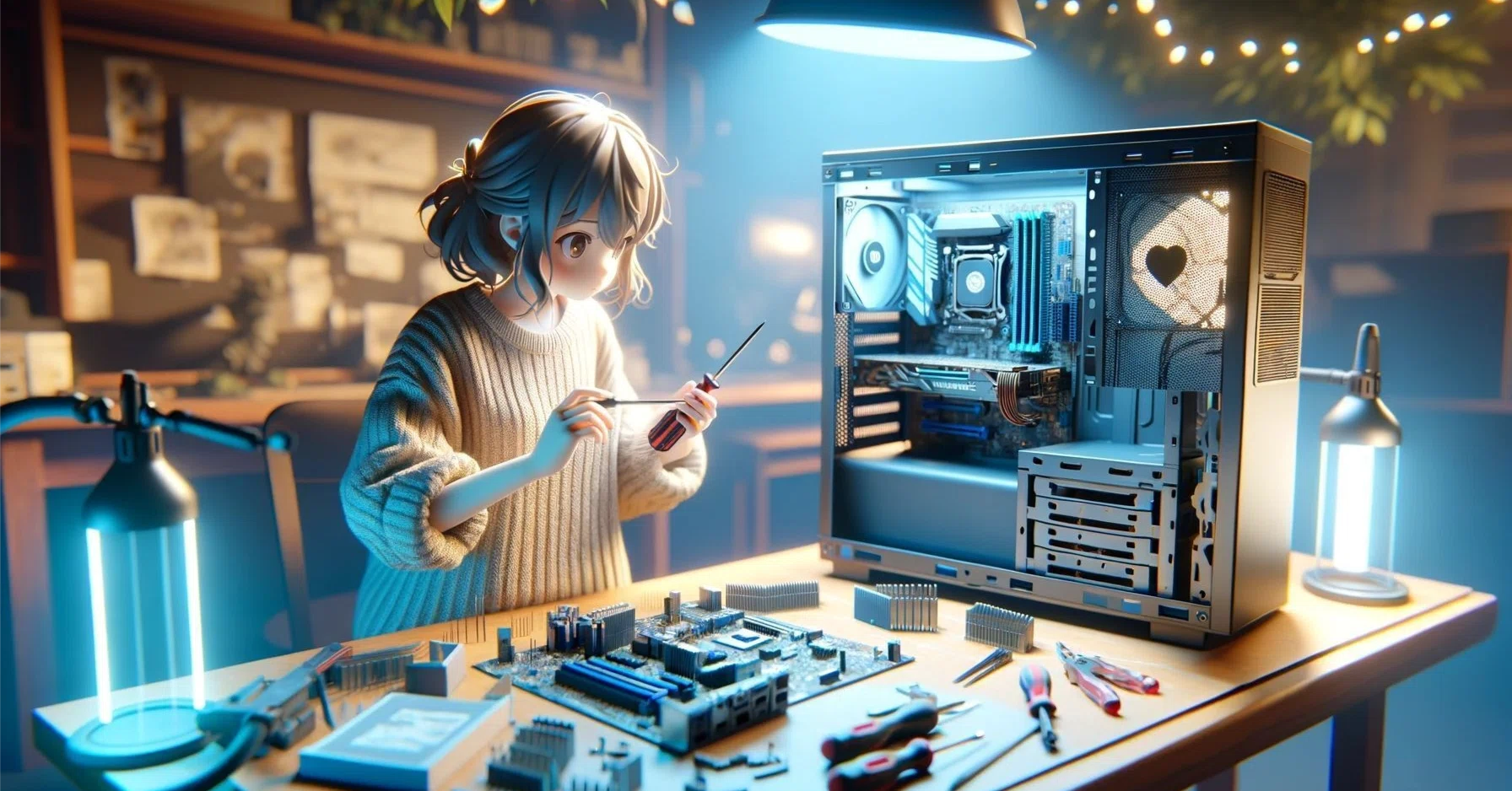 正月早々、古いパーツでwindows11パソコンを作ってみた｜北羊