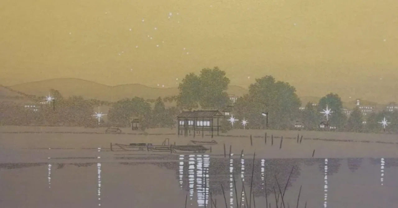 斉藤和先生「星月夜」— 星が照らす静寂と祈りの風景｜ギャラリーワオ