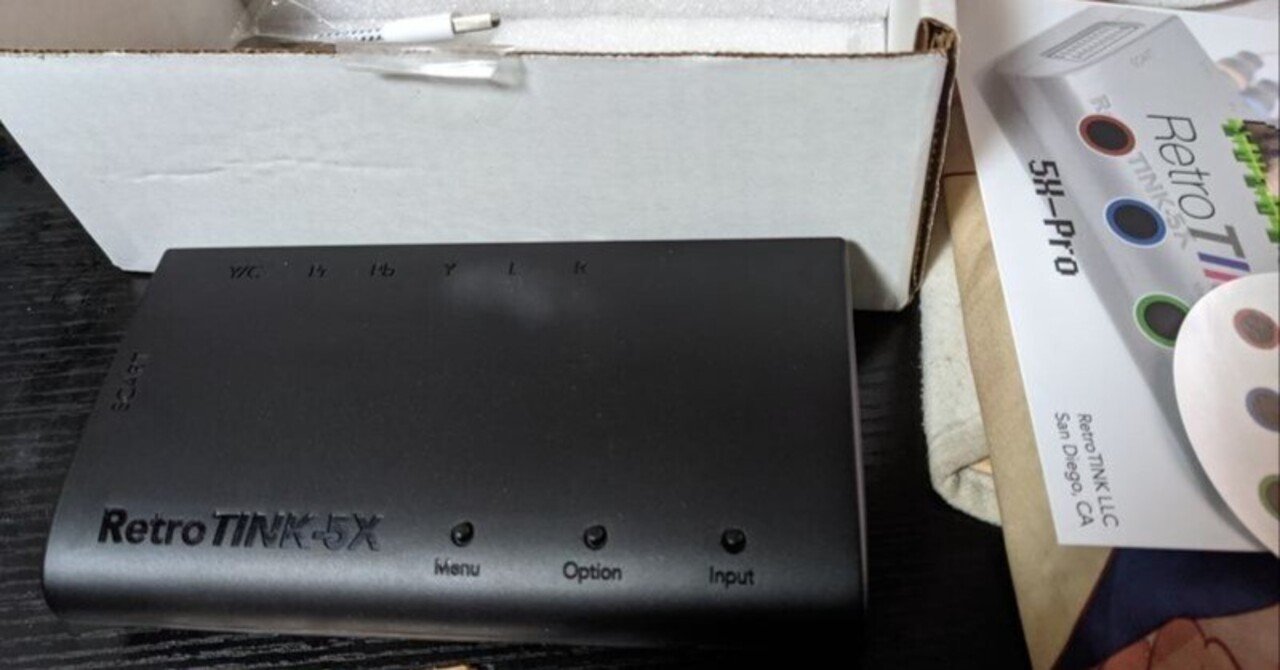 RetroTINK 5X-Proを手に入れました 21/09/25｜こかてぃ