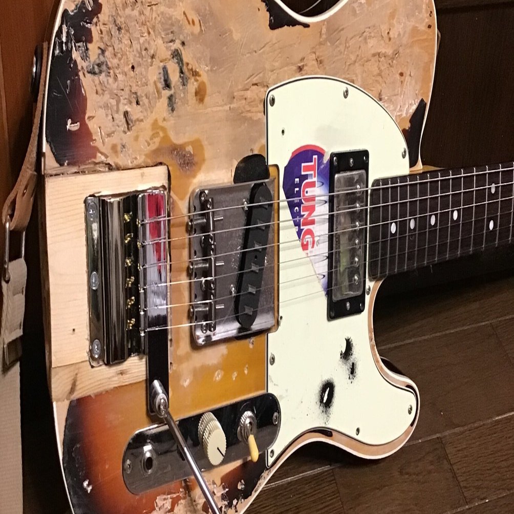 テレキャスターにアームを付けてみた。｜のだなのだ