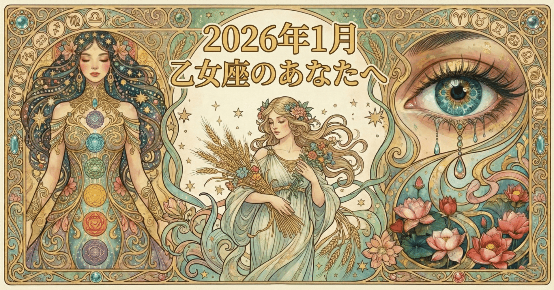 「乙女座」の絵 2026年1月 乙女座のあなたへ｜うみう