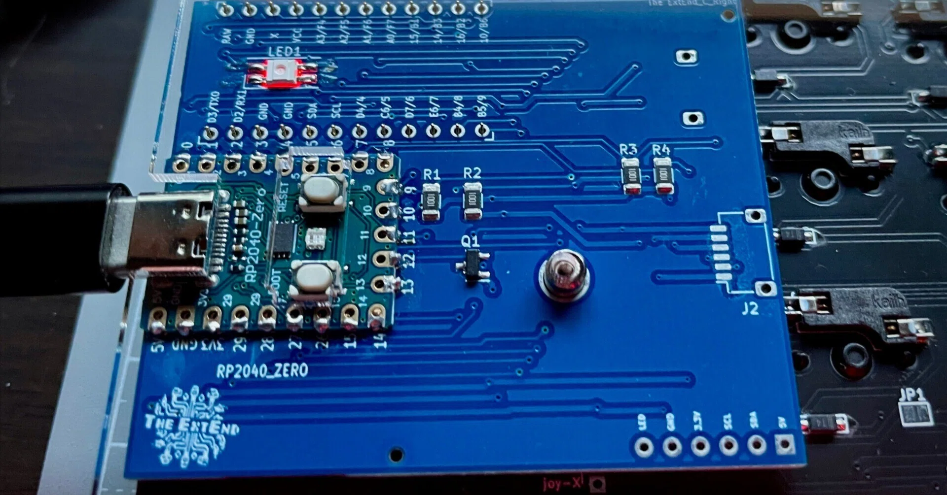 3.7.2 RP2040ZERO拡張基板「TheExtend_rp_V2」のビルドガイド｜YMG Works