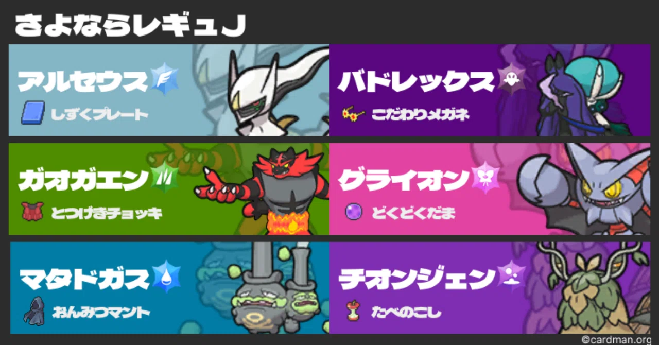最高187x】さよならレギュJ【ポケモンSVシーズン37】｜さんおんとう