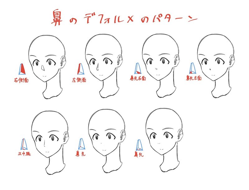 人体の作画 鼻の描き方 Jo Note