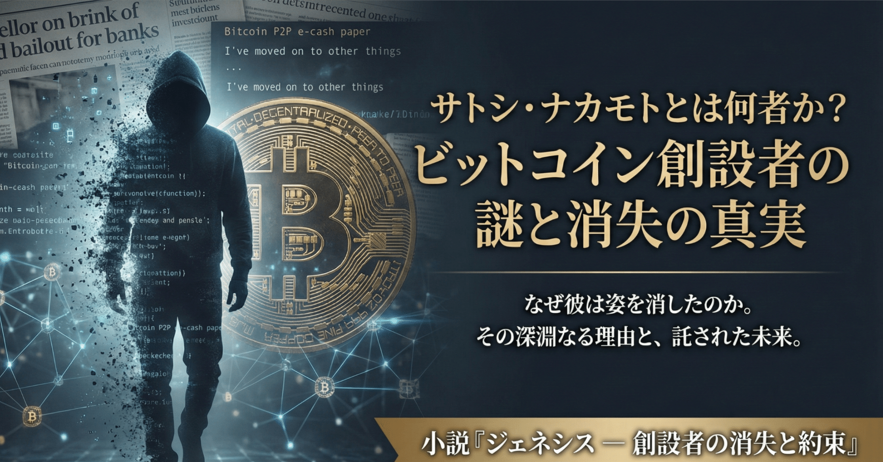 サトシ・ナカモトとは何者か？ ビットコイン創設者の謎と消失の真実｜bitcoin_note