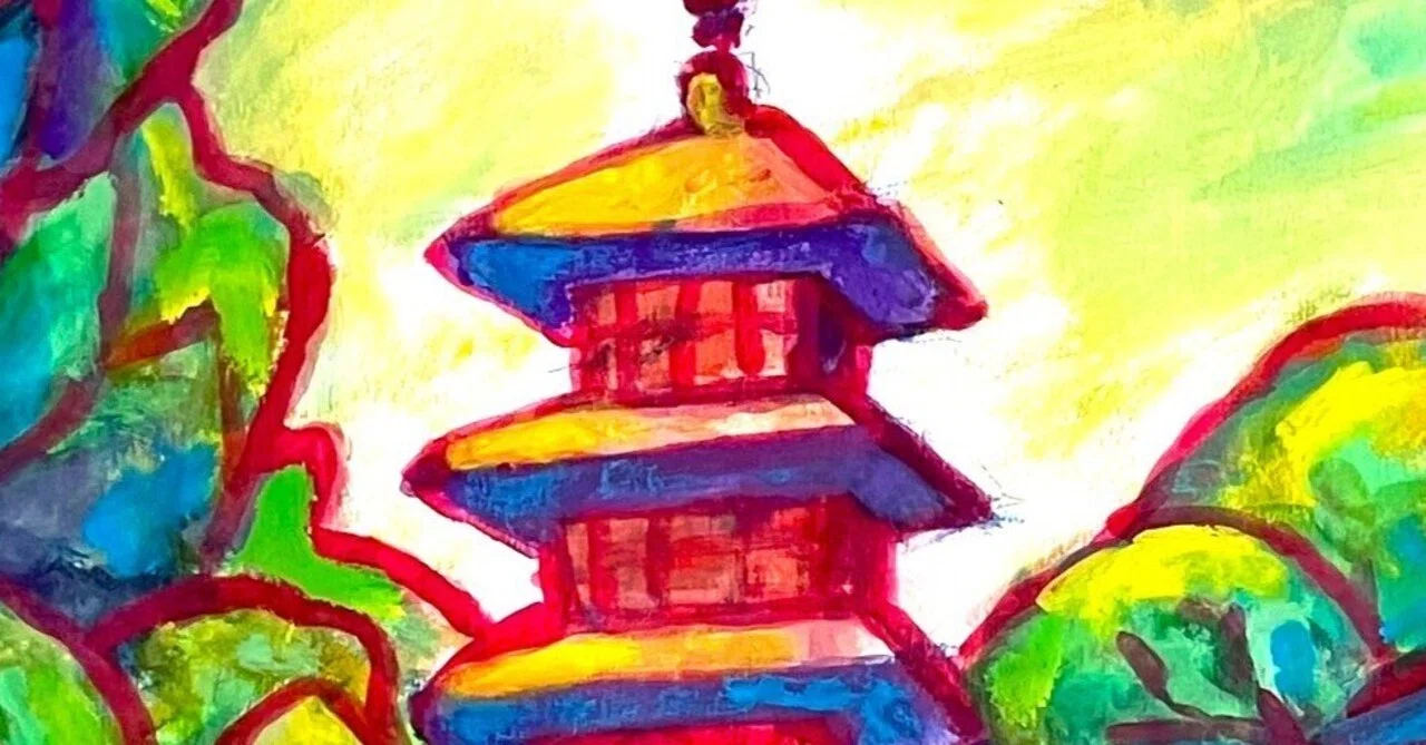 日本画水彩画⑳ 水彩-20｜オサムエバタ