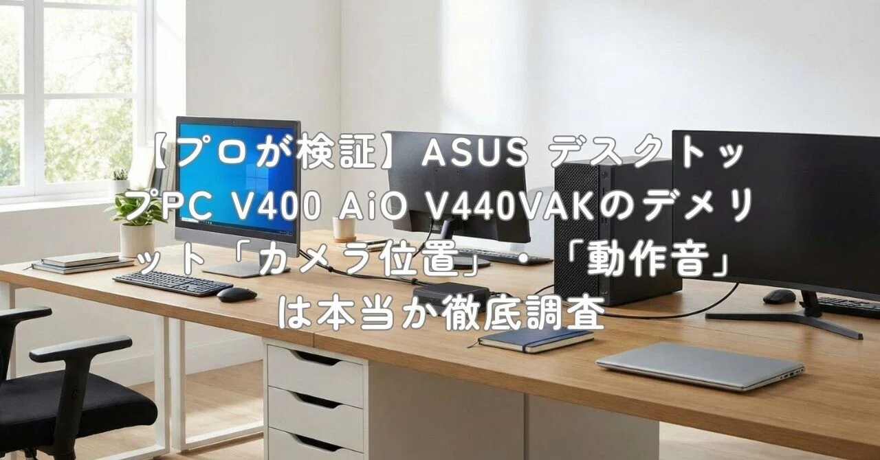 プロが検証】ASUS デスクトップPC V400 AiO V440VAKのデメリット