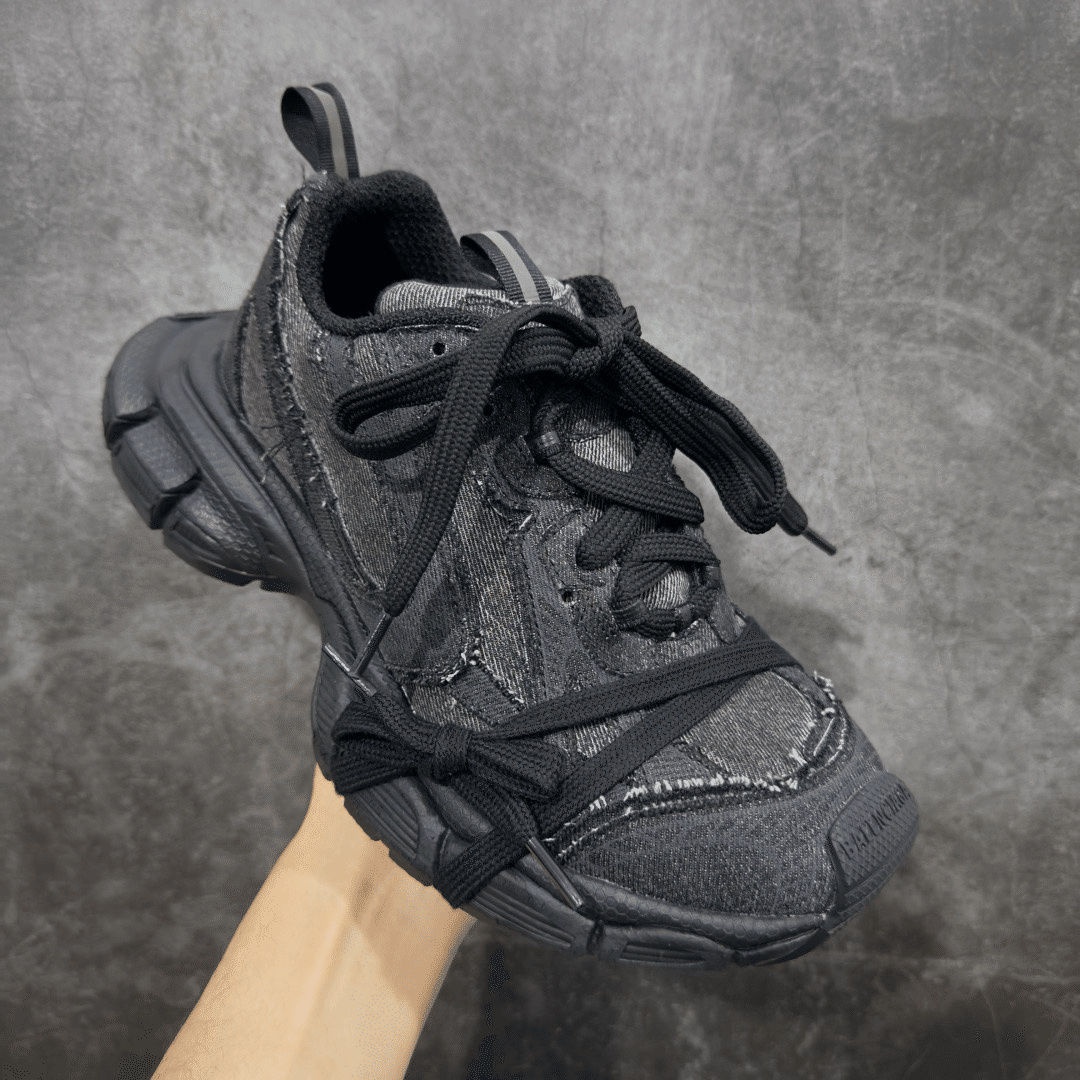 バレンシアガ スニーカー ブラック デニム 734734WTSAX1000｜Fog Kicks