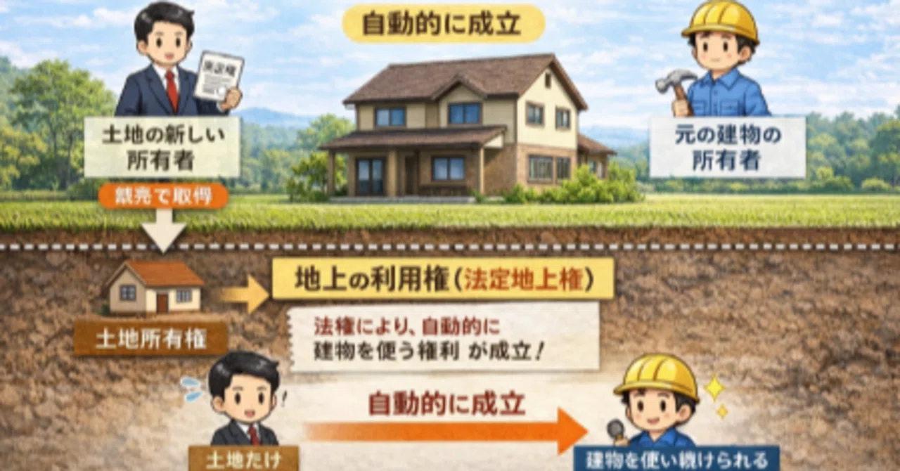 「法定地上権」とは?——知らないと、損する土地と建物の複雑な関係|スマイルOK