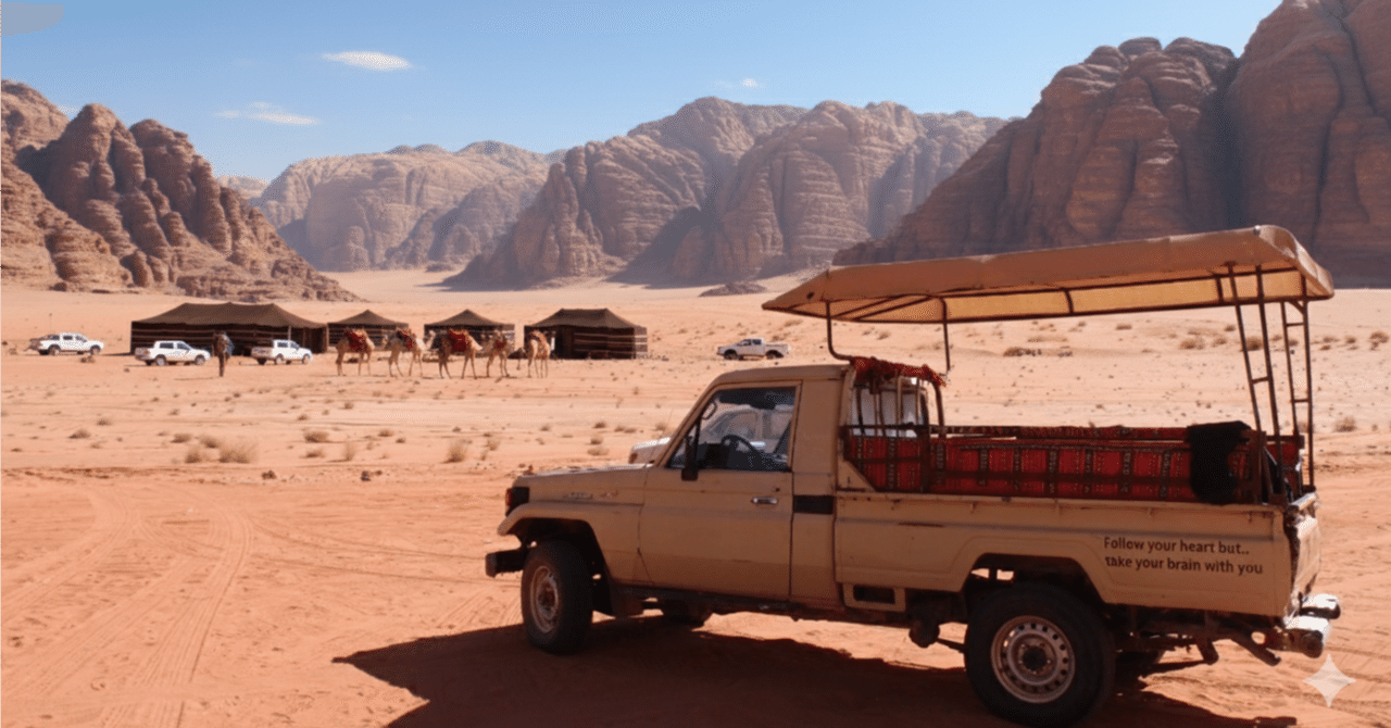 世界遺産 ヨルダン・ワディラムに行ってみた（ジープツアー・砂漠