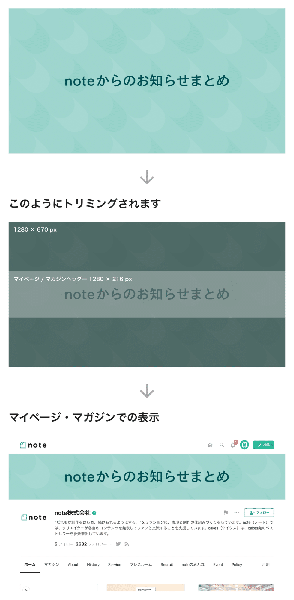 クリエイターページとマガジンのヘッダー画像サイズが変わります Note公式 Note クリエイターページとマガジンのヘッダー画像サイズが変わります Note公式 Note