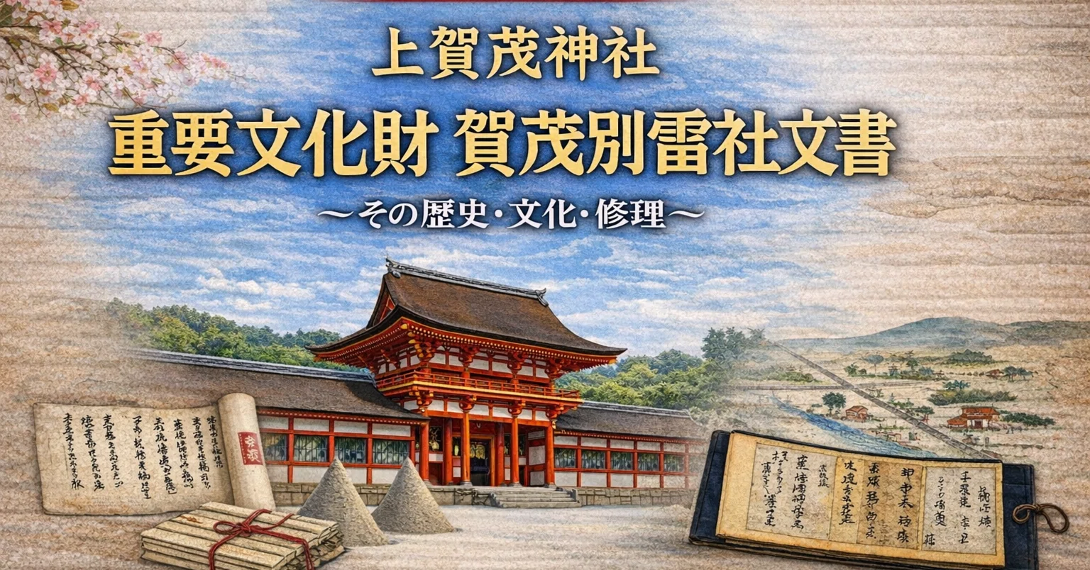 ☆特別展☆上賀茂神社「重要文化財 賀茂別雷神社文書の世界―その歴史