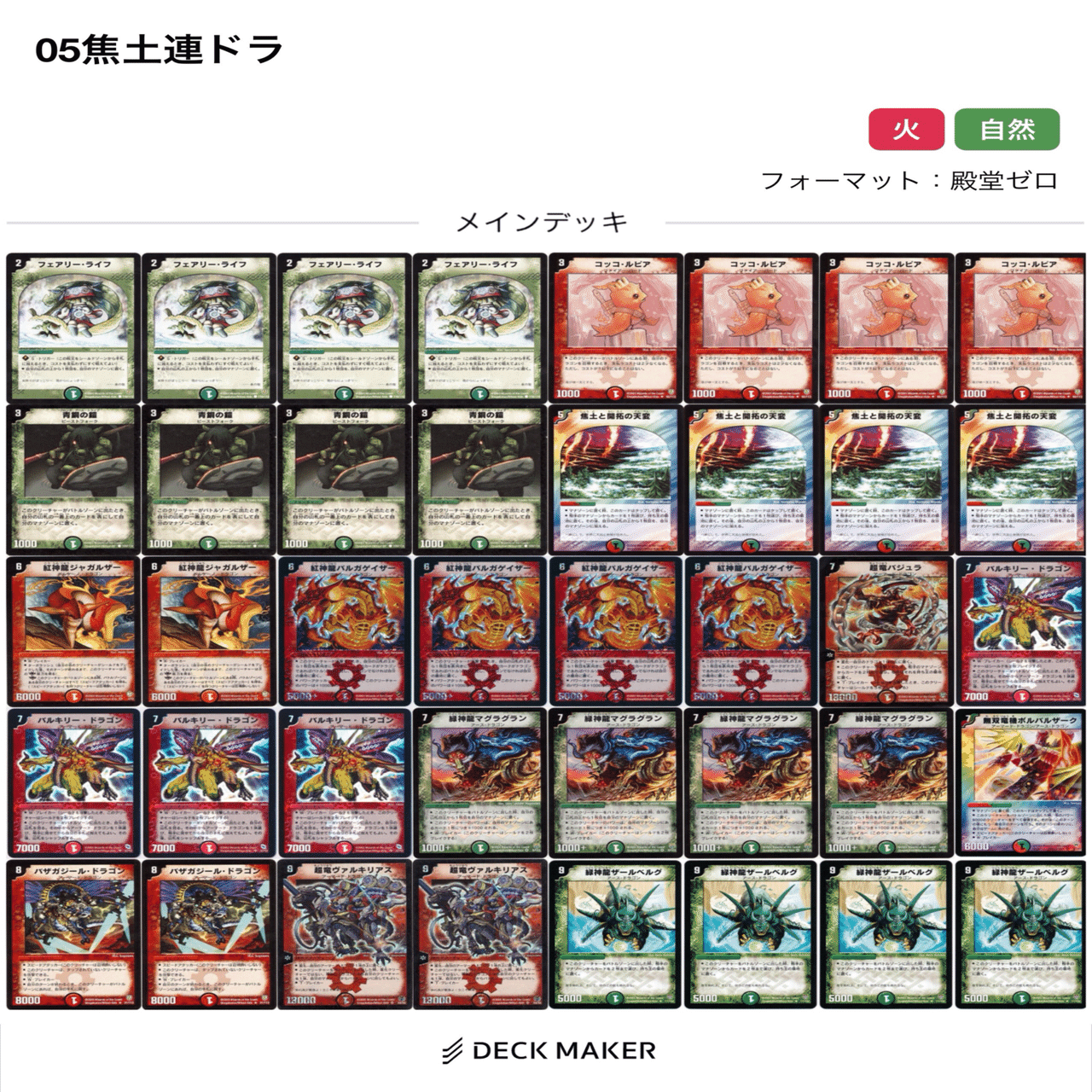 俺的”デュエマクラシック05“ファンデッキ”集！〜火編〜｜スガサワスイッチ