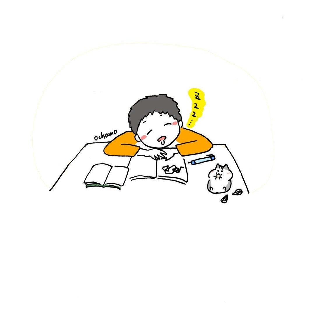 お昼寝 ゴミ出し 雨の日 日常イラストまとめ おちゃも Note