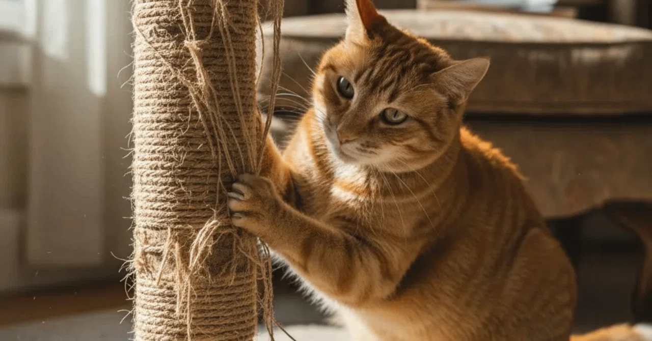 猫の爪とぎを自作！麻縄と木で手作りする方法。ダンボールより長持ち 