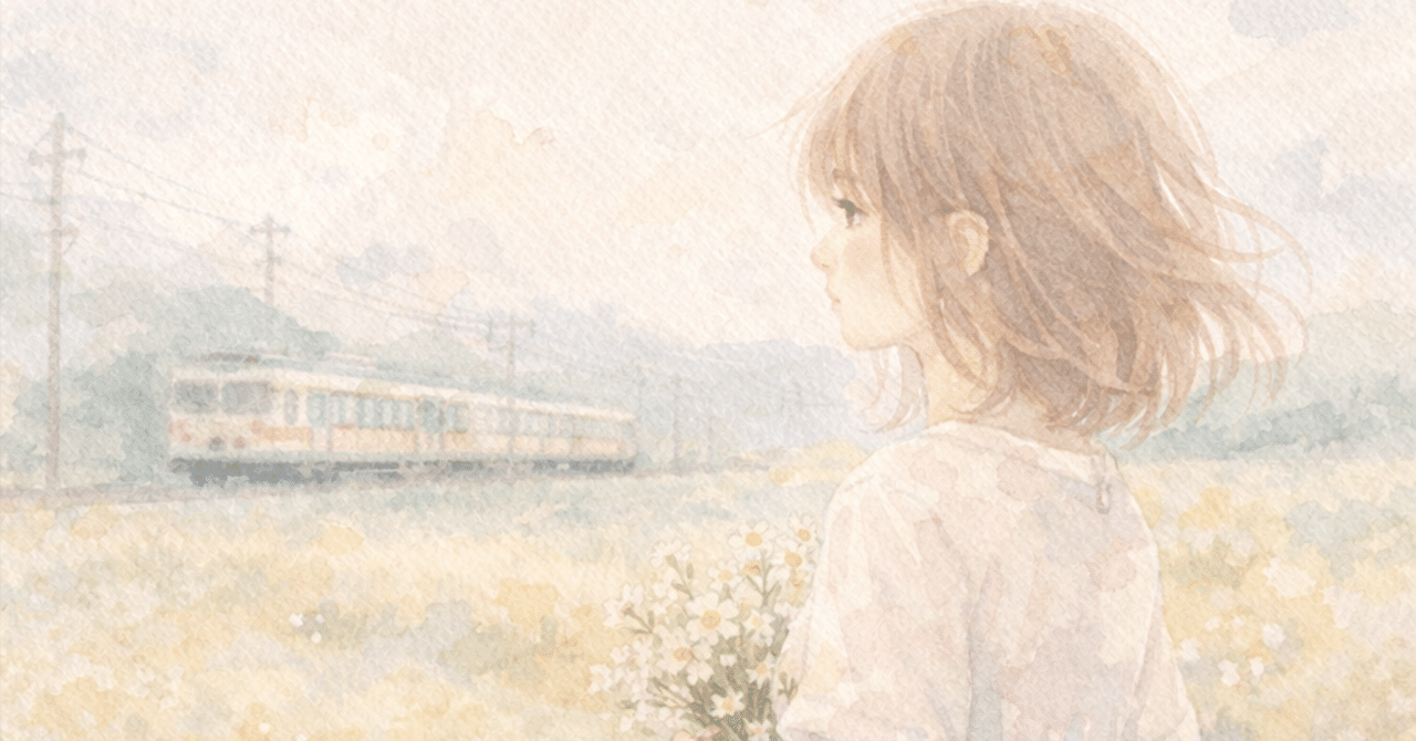 AIで描く水彩画の少女たち。淡い感じを表現。｜1214【フォロバ100%】