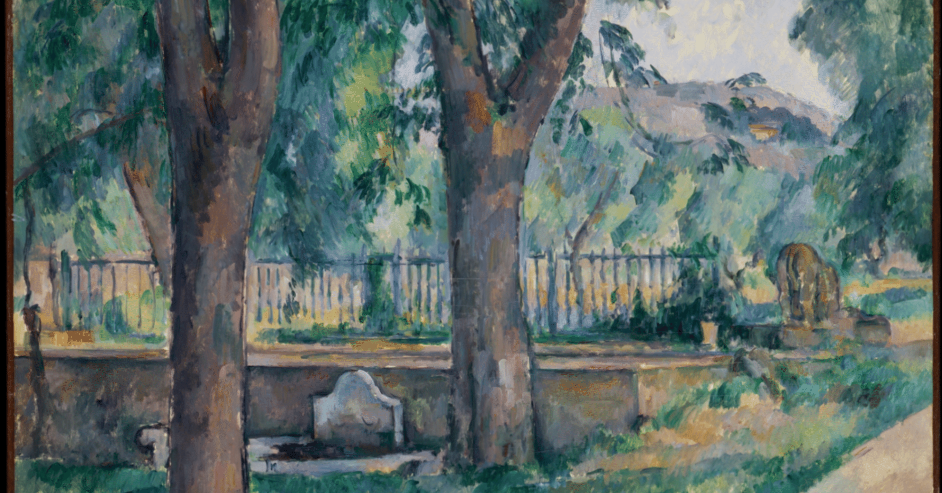 朝は構造、昼は緊張。夜にやっと水になる｜セザンヌ《The Pool at Jas