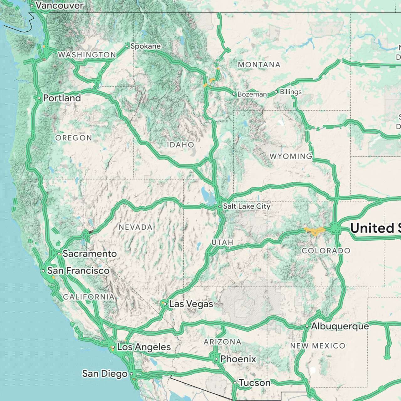 アメリカ🇺🇸の高速道路にはトンネルが殆どない｜河馬犀cabbage