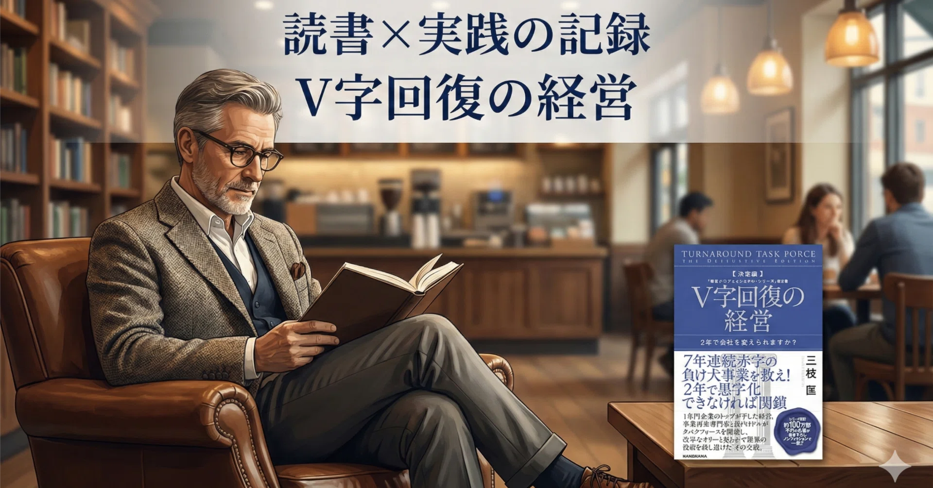 読書×実践の記録」 〜 『決定版 V字回復の経営』を読んで｜株式会社未