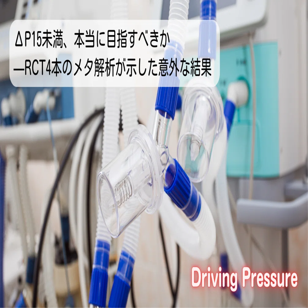 ドライビングプレッシャー15未満、本当に目指すべきか—RCT 4本のメタ