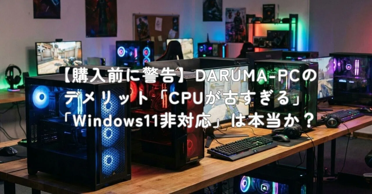 ダルマPC (DarumaPC) WIFI-6デスクトップパソコンゲーミングPC