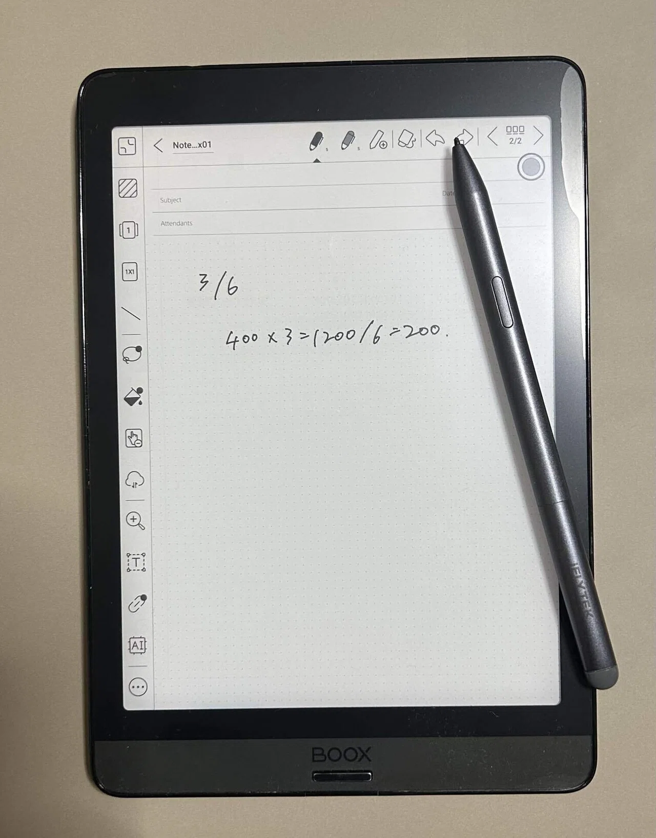 Boox Note Air5CはノートPCの代わりになるか？｜A. Matsukaze