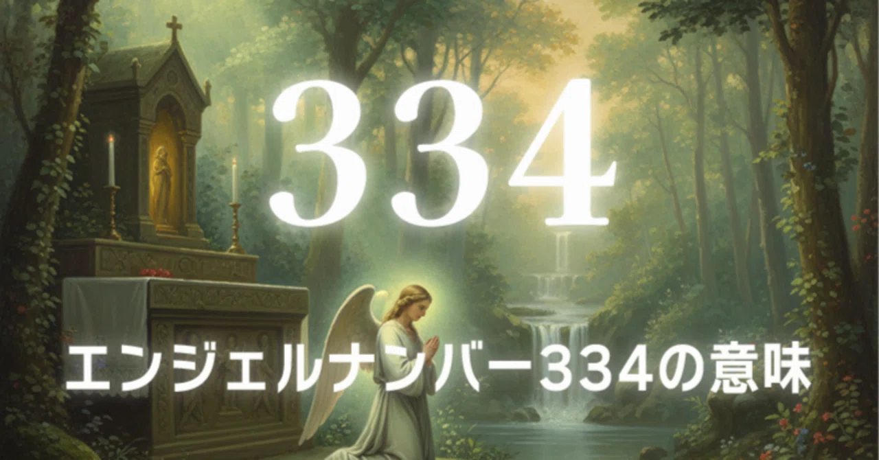 【エンジェルナンバー334の意味】アセンデッドマスターと天使が強固な基盤を築き成功を確実にする ｜Twosouls Reading