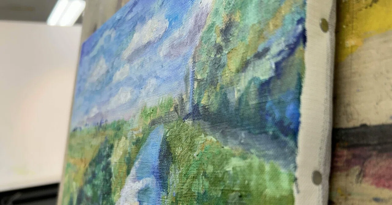 油絵制作ログ🎨 下描きから完成までを写真で記録してみたよ「牛久の