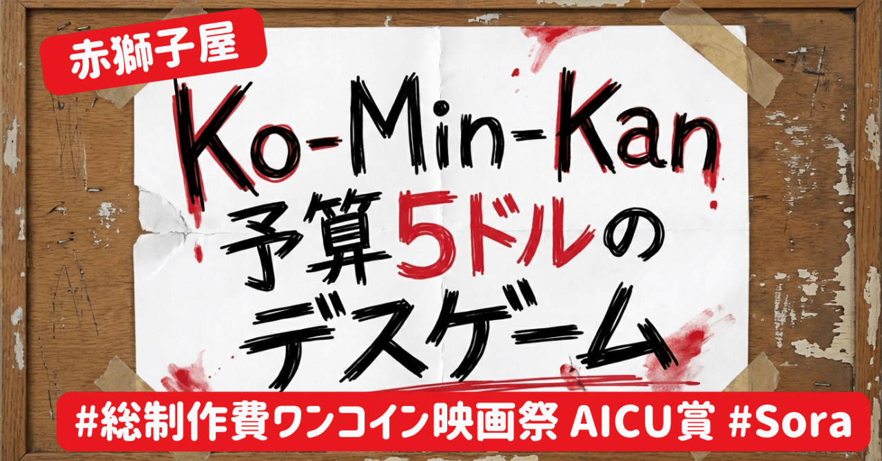 Cover Image for 『チープ』という言葉に生まれて初めて向き合った、あるクリエイターの話 #総制作費ワンコイン映画祭