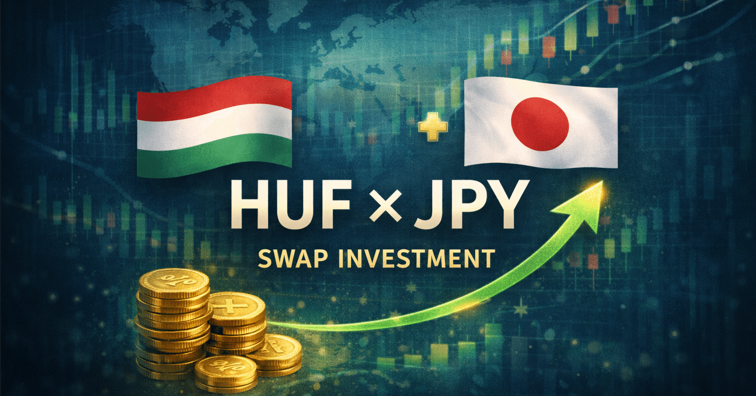 取引所を変えて再挑戦｜GMOクリック証券でHUF/JPYスワップ投資スタート｜ショボスライ