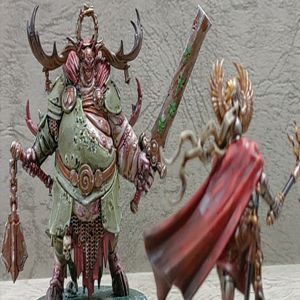 ウォーハンマークエスト:ダークウォーターのミニチュアを塗った｜とがわ