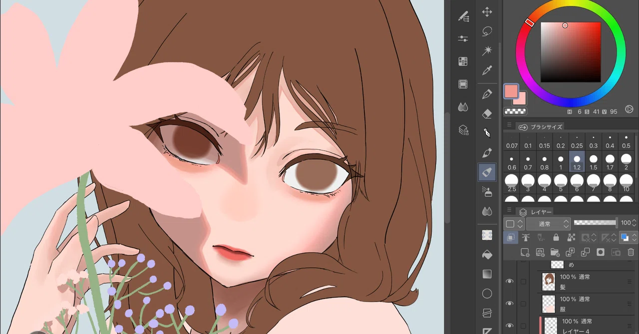 1/6 Drawing Diary / Training My Sense of Color Edition｜まにまに