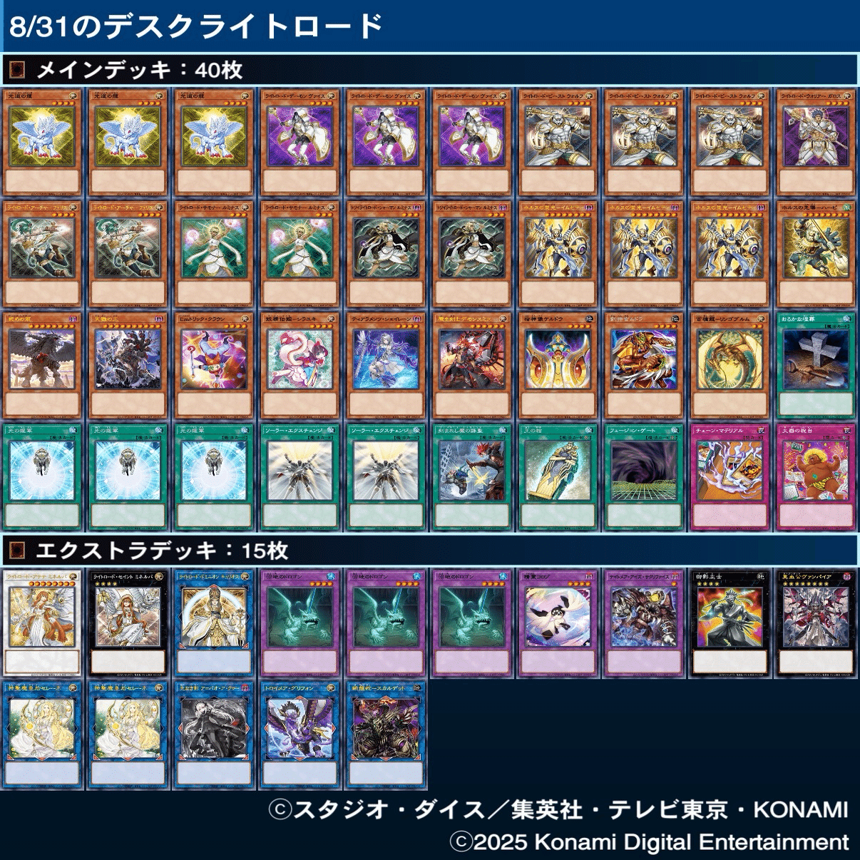 ライトロード型火器の祝台デッキ（3T目勝利、先行ワンキル）｜旅徒