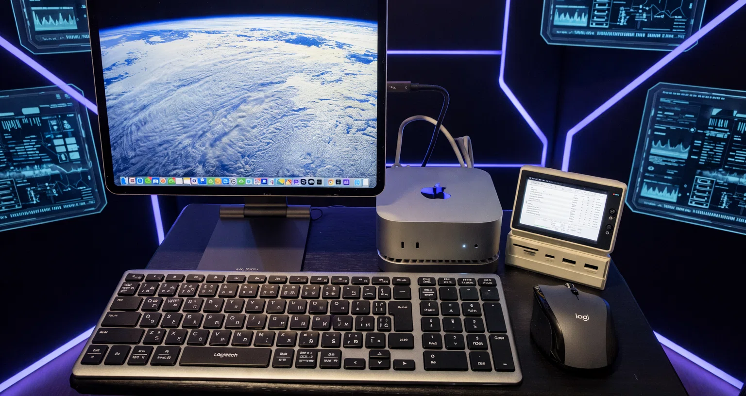 動作品Apple Mac mini Ｇ4 とキーボード マウス とモニター 第4回：Mac miniの「最初の壁」と、それを越えるためのキーボード選び