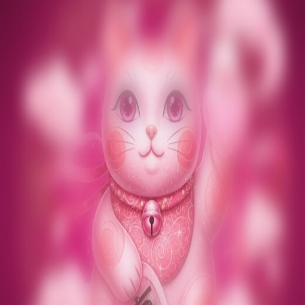 ⛩️真実の愛を招くピンクの猫のおまもり🐱｜⛩️ふくまねき神社🐈️