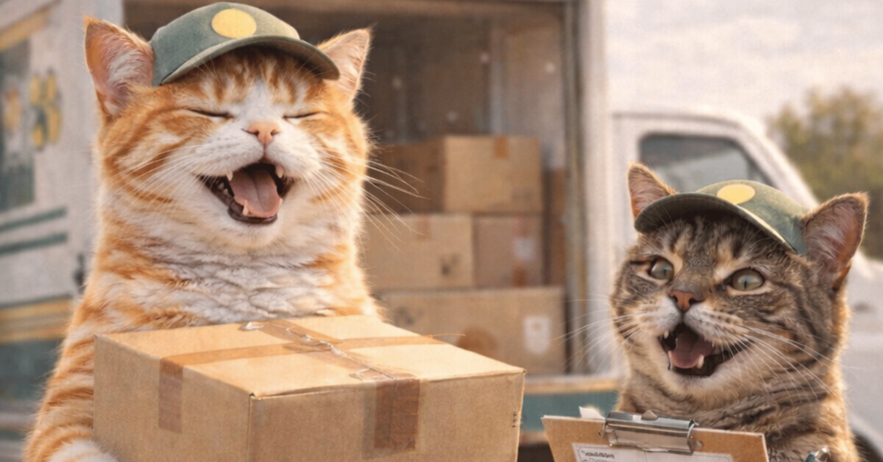 🐱🚚 トラねこムサシの宅急便ーっ17🎵🎶❗️〜🐾 📦今日も朝から宅配便