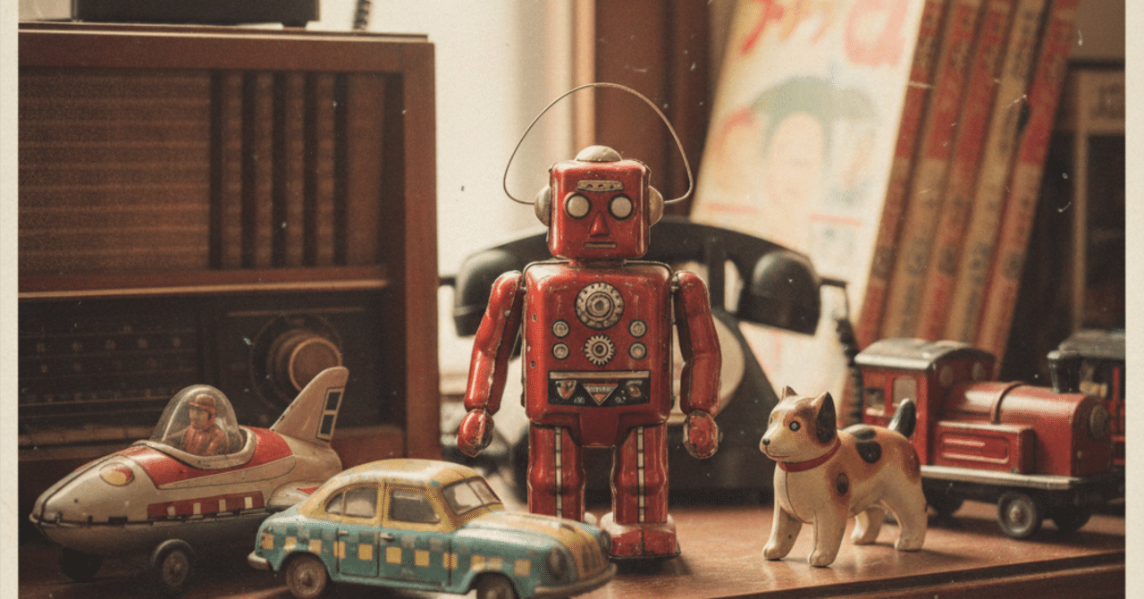 昭和レトロの魔力：なぜブリキのおもちゃは今も心をつかむのか｜ペコ