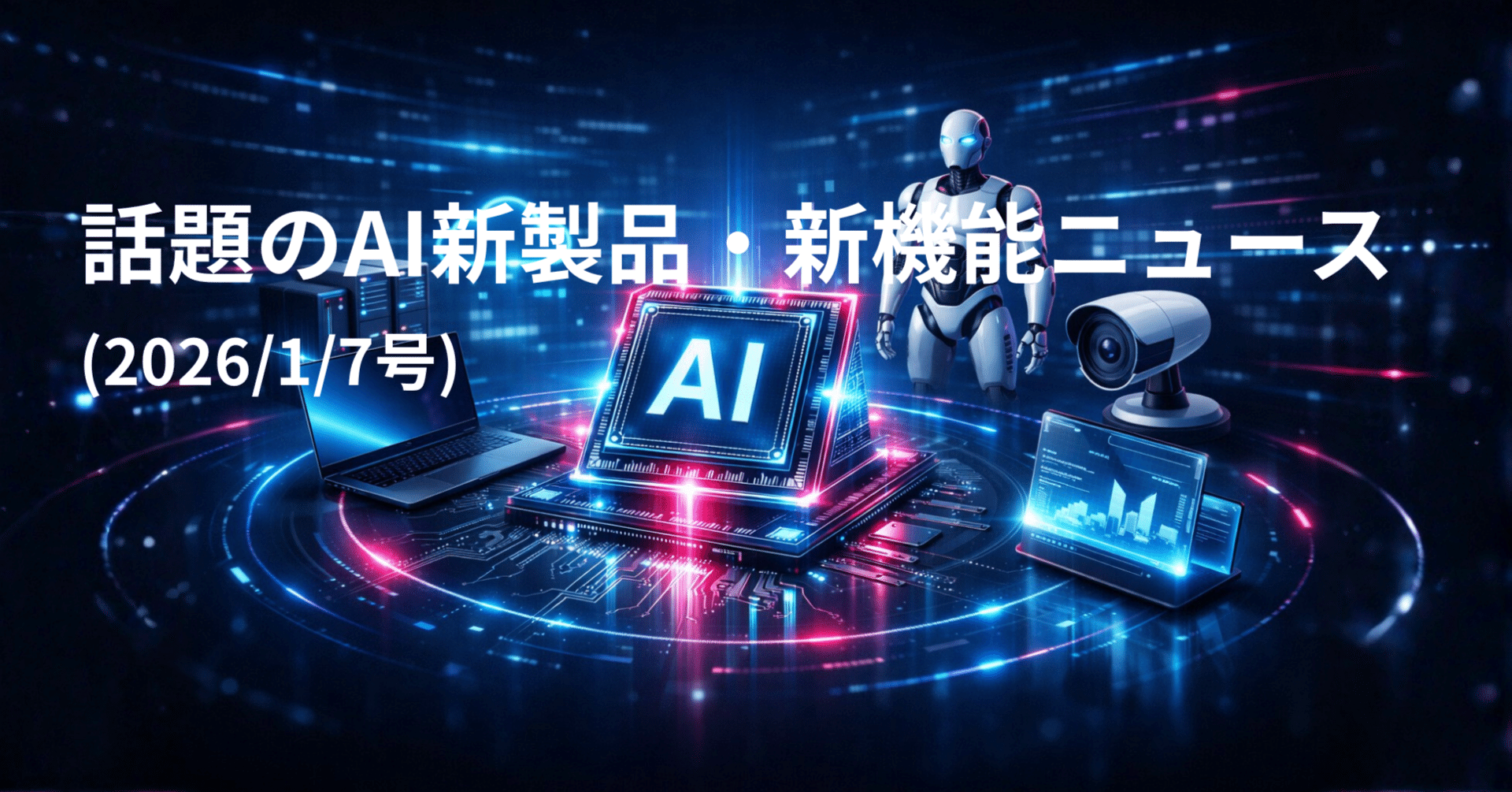 話題のAI新製品・新機能ニュース(2026/1/7号)｜Yasuhito Morimoto