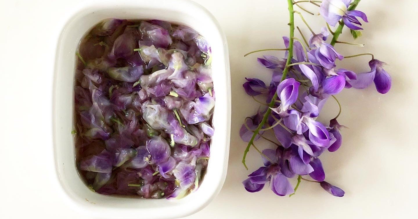 麗しい香りの 藤の花漬け レシピ Miki Usami Note